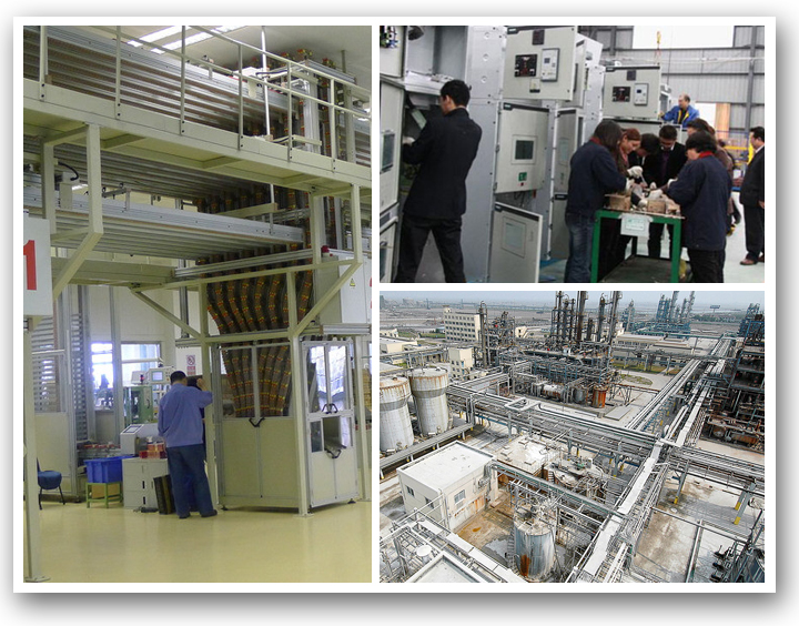 天康為河南某化工廠配電裝置進(jìn)行改造